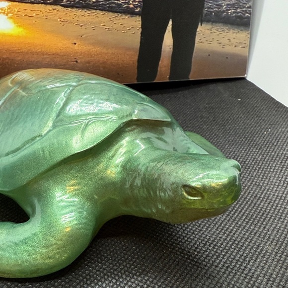 Resin Green Turtle Reptile Decor - Picture 10 of 10